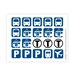 In Transit - USA (sticker sheet)