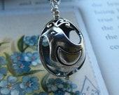 Handcrafted Sterling Silver Bird Egg Charm Pendant