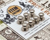 20sets of 3/8" Button Studs Leather Craft SCREW BACK.