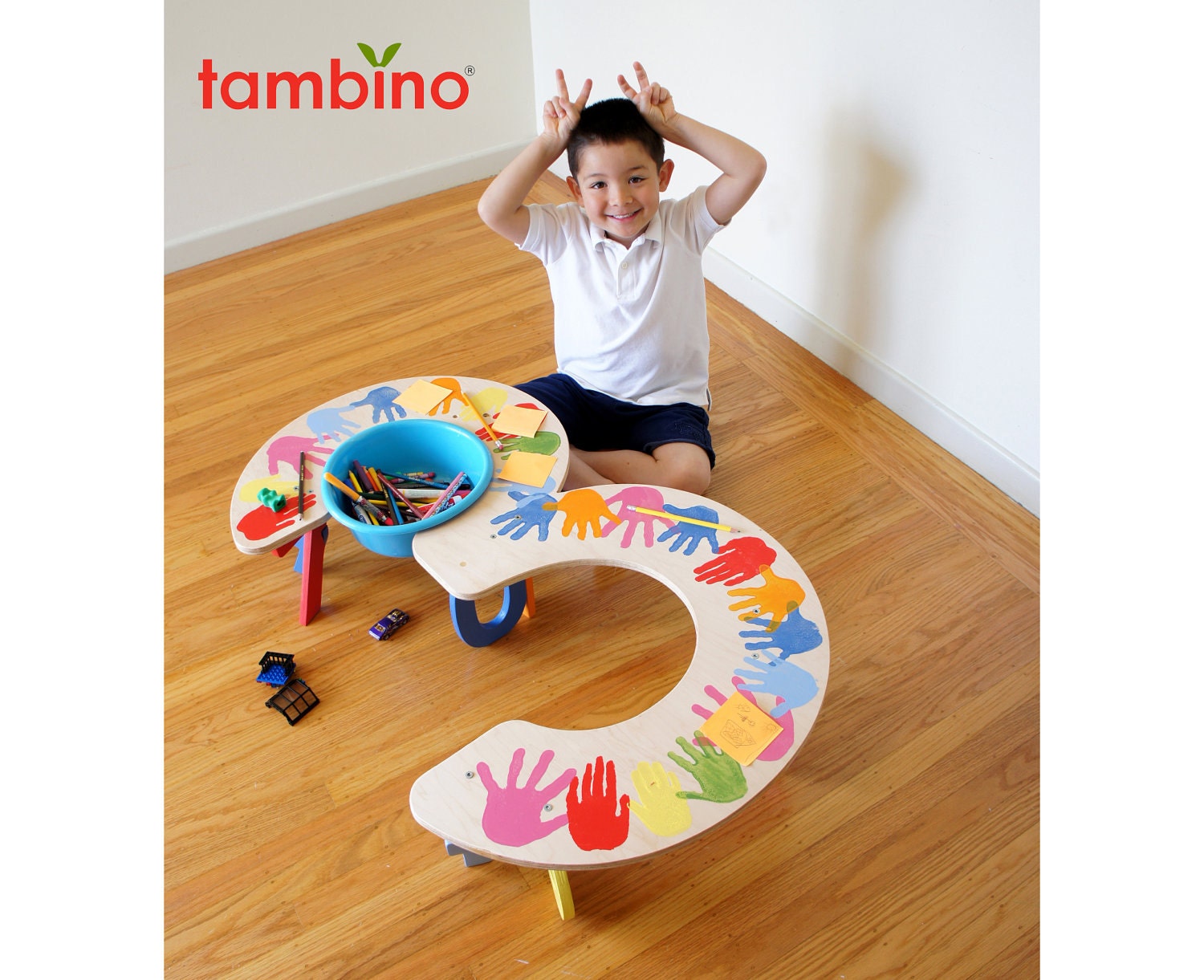 oversized 3 table in oaxaca handprints
