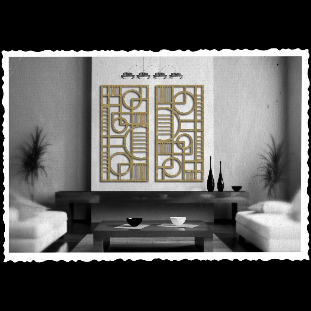 Deco Panel No. 2 PAIR each 23 X 46 available in 25 colors FREE SHIPPING