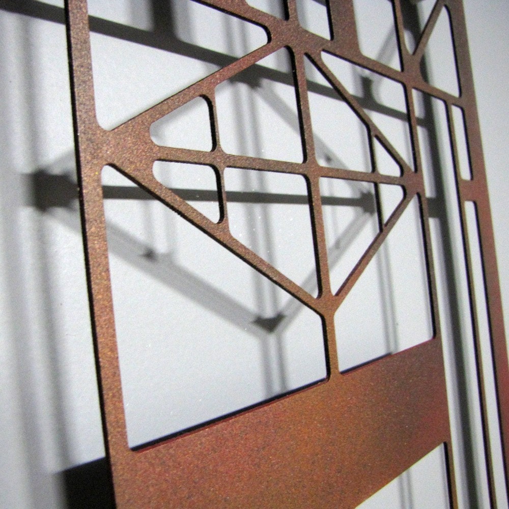 Arts and Craft Style Window Panel 16in X 40in