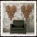 PAIR of Art Deco Arts and Craft Decorative Wall Art in 23 X 33 available in 25 colors