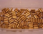 100 Empty Brass .22 mm Bullet Shell Casings - Huge Lot - Reclaimed Supplies for Assemblage, Altered Art or Steampunk