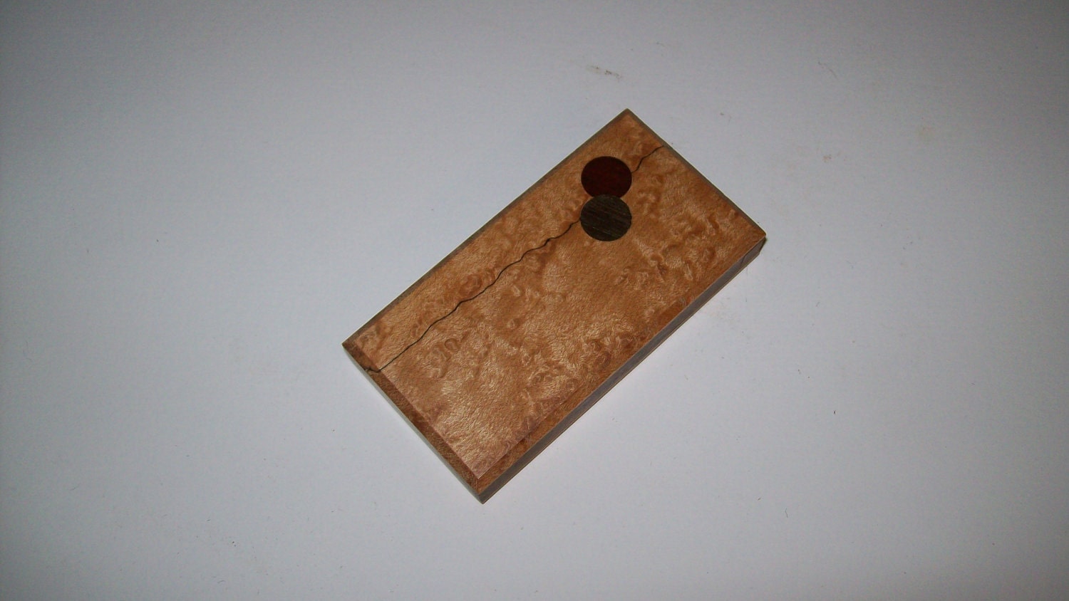 Birds Eye Maple and Walnut Whimsy Box with Cocobolo and Anderoba Inlay