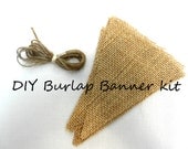 DIY Simple Burlap Banner Kit