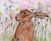 Moonflower - Artist print -Hare