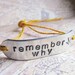 Friendship Bracelet Personalized Hand Stamped WIDE Tie On Set of 2 on Hemp Cord BFF Personalized