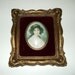 Cameo Creation Portrait Victorian Style with Ornate Antique Gold Frame Plaque Hubak Lady