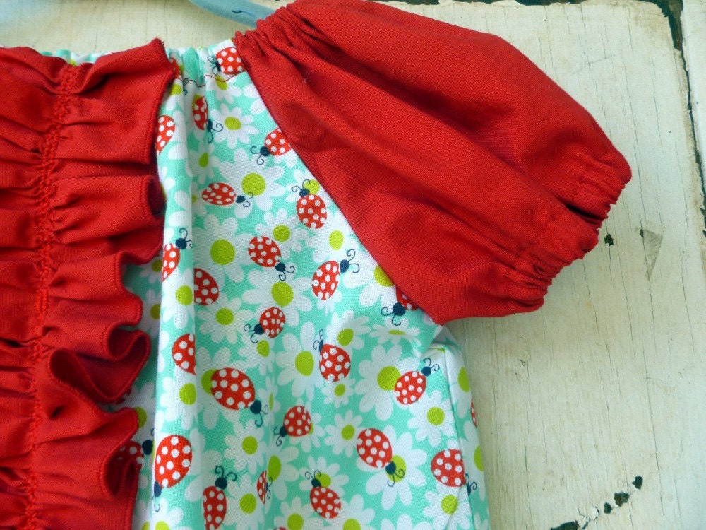 Girls Peasant Dress Children Clothing Tunic Dress
