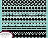 Borders Clip Art Clipart, Edges Clip Art Clipart - Commercial and Personal