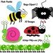 Bugs Clipart Clip Art, Insects Clipart Clip Art, Bugs 2 - Commercial and Personal