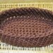 CLEARANCE   - Crocheted Baby Egg Cocoon Bowl/Nest - Photo Prop