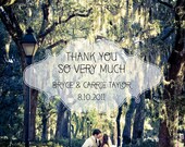 Cloud Wedding Thank You Card Design