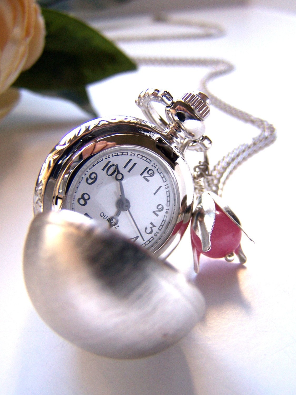 the sleeping beauty pocket watch (necklace).