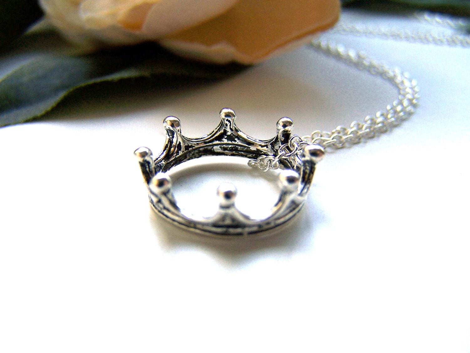 the crown necklace.