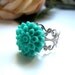 Teal Stella Ring
