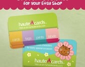 Business Cards Custom for your Etsy Shop (1000 cards)