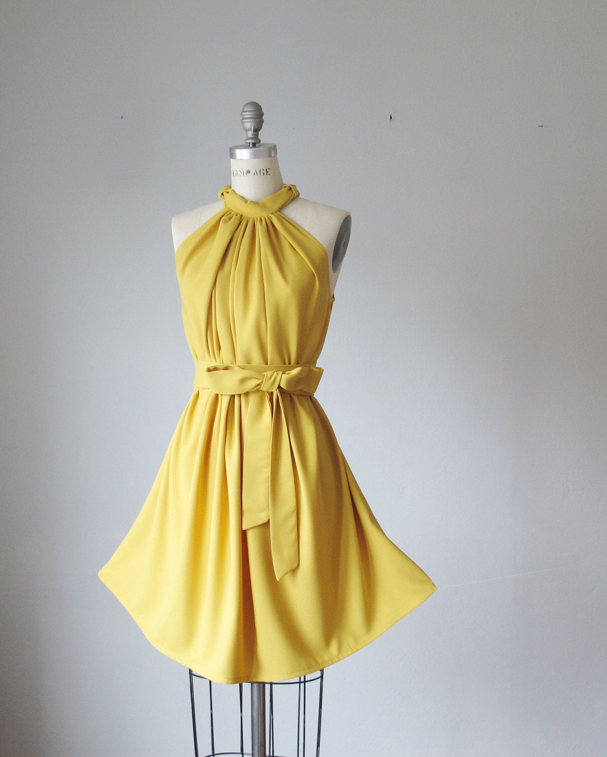 Mustard Bridesmaid Dress