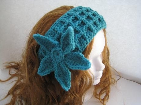 Crochet Headband Pattern - Checkered Headwrap Pattern /Earwarmer (pdf crochet pattern for women)