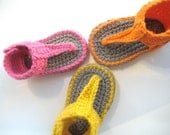 Crochet Pattern for Baby Sandals or Booties  - Pdf Pattern - Gladiator Sandals - A Crochet Pattern