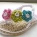Crochet Pattern Booties , Baby Flip Flop Sandals or Thongs for Girls, A Crochet Pattern in 4 sizes( pdf pattern for sale)