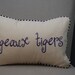 LSU Geaux Tigers Throw Pillow