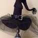 Witch Hat - Halloween -Diva Witch Hat Decor, Black on Black - Witch Hat Decor - by JoJo's Bootique