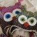 Owl Hat - Baby Owl Hat - 0 - 3 Month Owl Hat -Two toned Cute and Soft Earflap - by JoJosBootique