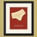 Panties to a Geek, Sixteen Candles Inspired Print, 8x10 inch