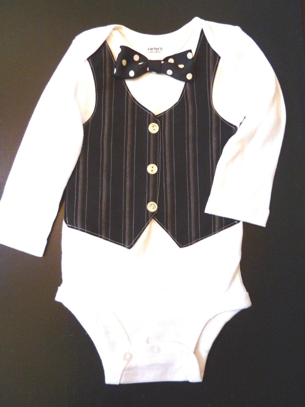 onesie tuxedo