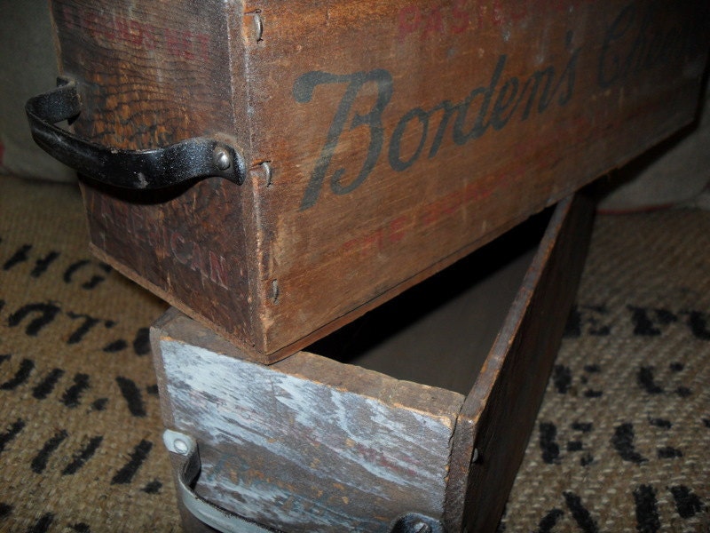 Vintage Cheese Box-Set of 2