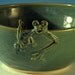 Large Frog Yarn Bowl with Two Yarn Niches