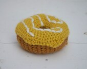Joy Filled Donut Rattle for Babes - Ol' Fashion with Lemon Glaze