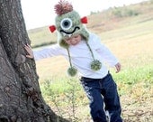 Toddler/Child Monster Hat Crocheted Unique Photo Prop Select Your Size