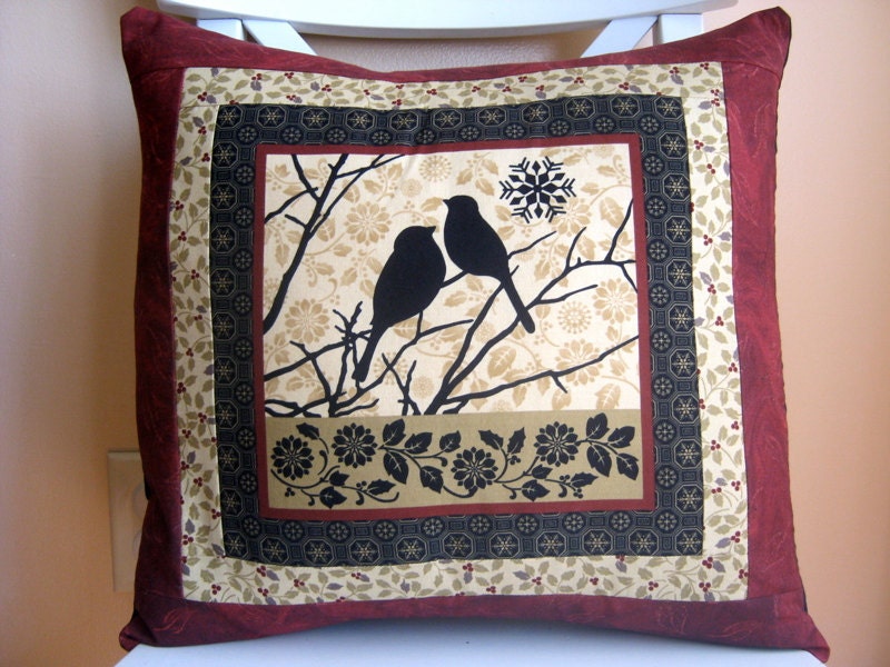 Reserved for Marianne, North Woods, Bird, Wolf, and Deer Pillow Covers