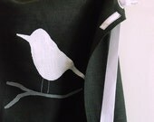 Linen Apron, Black Chef Style