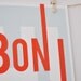 Bonjour, French, hello hi, greetings, typography art print, modern home entry foyer art, turquoise/red: A3 SALE PRINT