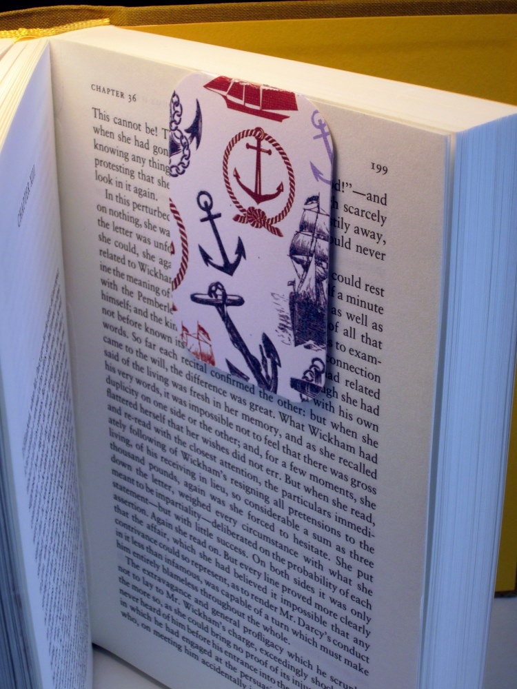 READY TO SHIP Magnetic Bookmark (Ahoy)