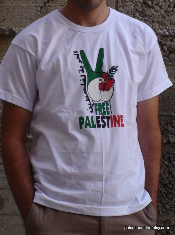 Peace and Freedom in Palestine t shirt