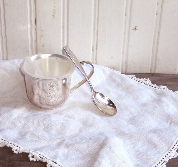 Baby's cup Vintage vintage by sippy Silver Spoon  Cup and Sippy LittleVintageCottage