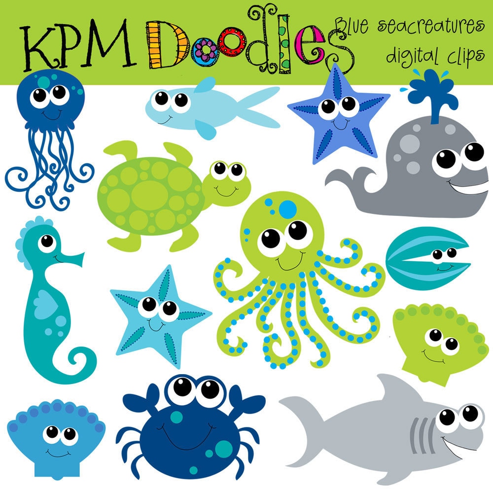 clipart pictures of sea animals - photo #21
