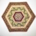 Candle Mat or Wine Bottle Coaster made from R Kaufman Fabric