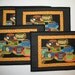 Coffee Place Mats Quilted and Reversible Set of 4 fabric from Andover