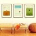 STAR WARS Inspired Movie Poster Art Print Series - 12 x 18 Minimalist, Graphic, Mid Century Modern, Boutique, Vintage Style, Retro Home