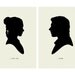 Star Wars, Princess Leia, Han Solo, Silhouette, The Empire Strikes Back, 5 x 7 Art Prints, I LOVE YOU / I KNOW, Modern Poster, Retro Home