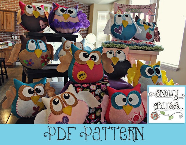 Hooo-Ray Owl Pattern