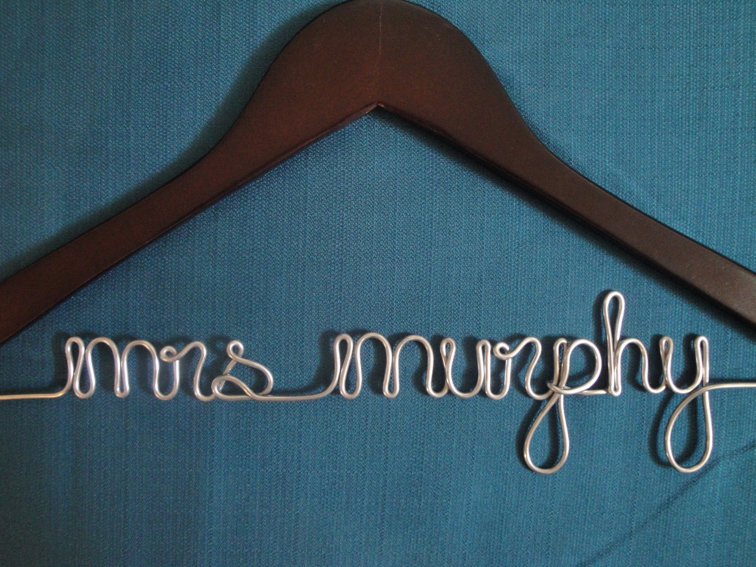 Personalized Bridal Hanger, Classic Bride