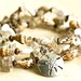Shell Stacking Bracelets / Shell Neutral Stone Ocean Boho Chic Gift For Her