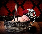 Newborn Baby Chevron Hat Photo Prop